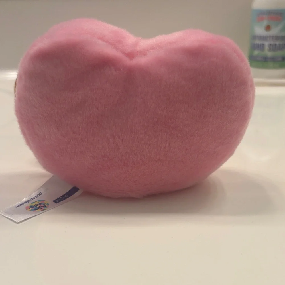 Palm Pals Pink Kinsley Kisses Heart Plush